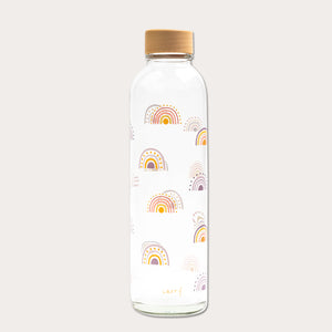 Drikkeflaske i glas - BOHO RAINBOW - 700 ml