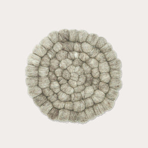 Bordskåner uld 20 cm  - Svanefors of Sweden - Nisha Nougat