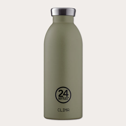 24Bottles Clima drikkeflaske i stål - Sage - 500 ml