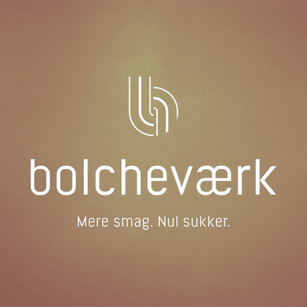 Bolcheværk - sukkerfri bolcher - smag af Hindbær & Lakrids