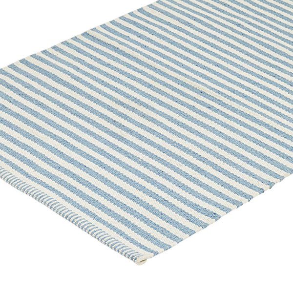 Indendørs tæppe, PARIS genanvendt bomuld fra LIV interior, blå 60x90 cm