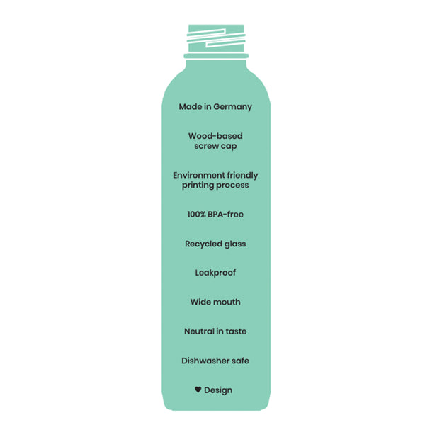 Drikkeflaske i glas - ELEPHANT - 700 ml