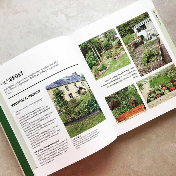 Køkkenhave i ét bed - Koustrup & Co. - bog om dyrkning af grøntsager