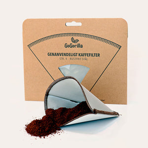 pebermynte Temmelig Opstå Kaffefilter Genanvendeligt - rustfrit stål - Str. 4 - Den Grønne