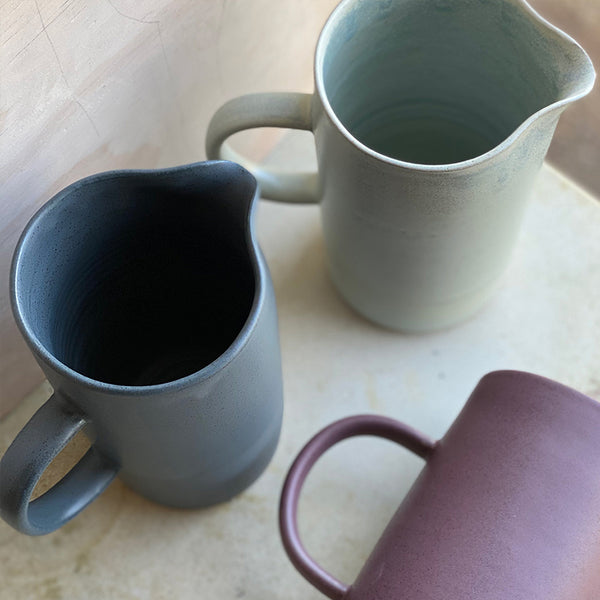 Keramik kande med hank - Julie Damhus - Oda, Blå