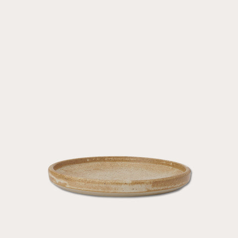 Keramik tallerken lille, kagetallerken - Julie Damhus - Oda, Brun