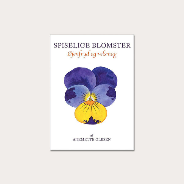 Spiselige blomster - Koustrup & Co. - bog med opskrifter