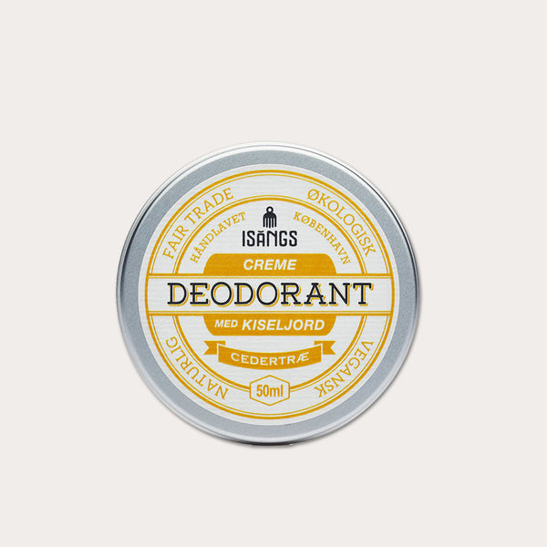 Creme deodorant, duft Cedertræ - Vegansk og Økologisk