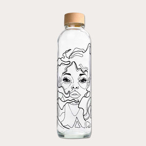 Drikkeflaske i glas - FEMALE MIND - 700 ml