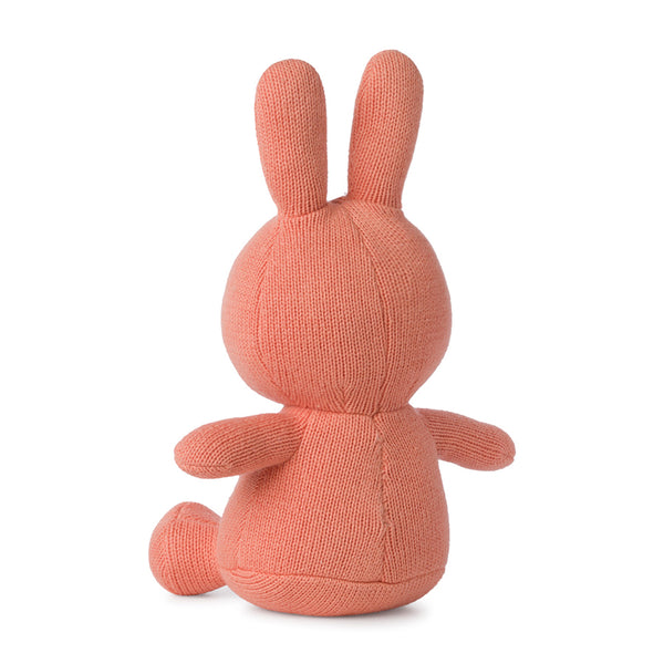 Miffy Sitting Organic Cotton - Peachy Pink 23 cm